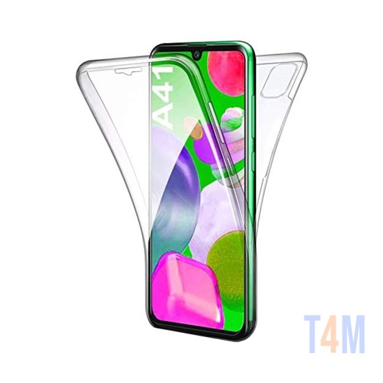 Capa de Silicone 360º para Samsung Galaxy A41 Transparente